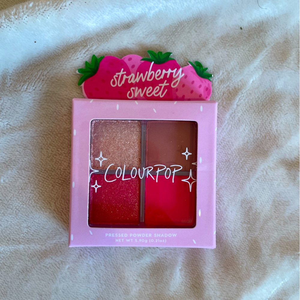 Colourpop strawberry sweet palette